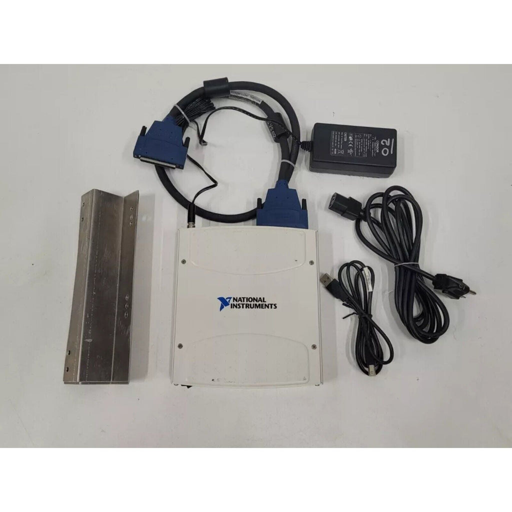 National Instruments USB-6251 Multifunction I/O Device with cables, power supply, and bracket