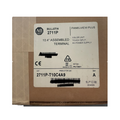 Allen-Bradley 2711P-T10C4A9 PanelView Plus 6, product label details: 10.4" terminal, touch input, production date.
