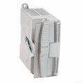 Allen-Bradley MicroLogix 1200 Analog I/O Module, 1762 Series. Gray module with DC Output and number labels.