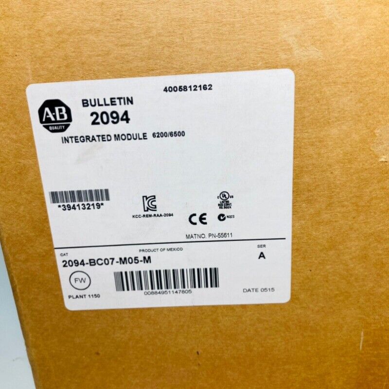 Allen-Bradley 2094-BC07-M05-M Integrated Module, New in Box, industrial automation part.