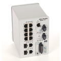 Allen-Bradley Stratix 5700 Ethernet Switch with multiple ports and Cisco technology for industrial networks.
