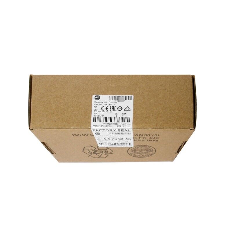 Allen-Bradley 1764-LRP SER C MicroLogix 1500 Processor PLC box, factory sealed, made in Singapore.