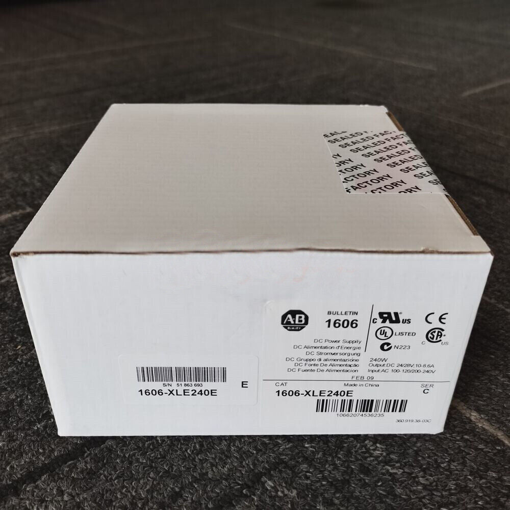 Allen-Bradley 1606-XLE240E DC Power Supply Box, Factory Sealed, 24V 10A