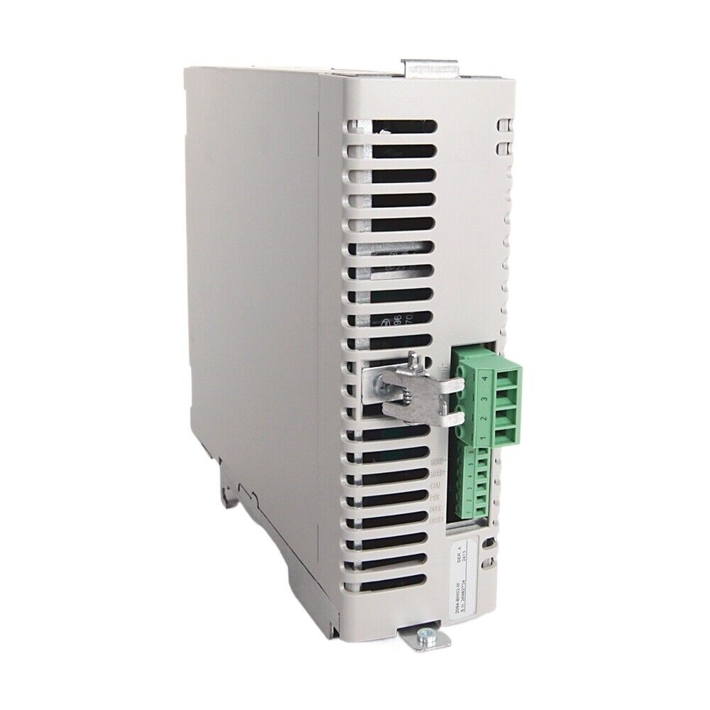 Allen-Bradley 2094-BM02-S Kinetix 6000 Servo Drive. Grey module, green connector. Industrial automation part.