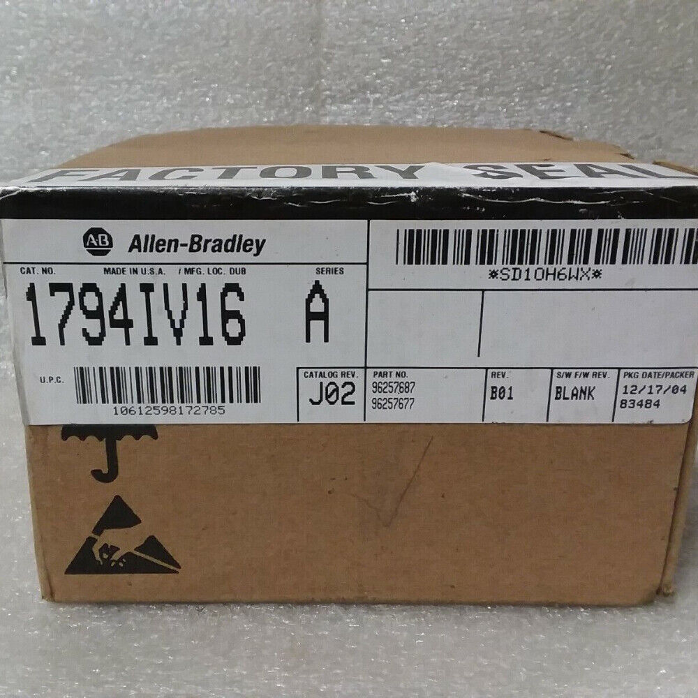 Allen-Bradley 1794IV16 Series A Flex I/O module in original factory sealed box, industrial automation part.