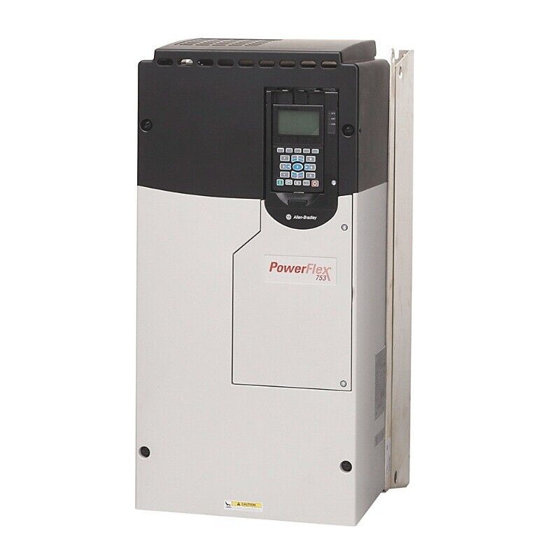 Allen-Bradley PowerFlex 753 AC Drive, gray and black, industrial automation equipment.