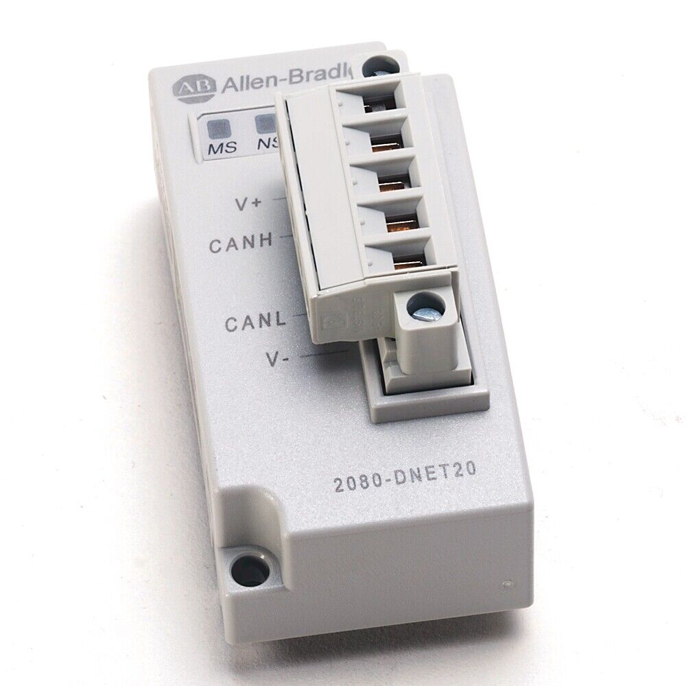 Allen-Bradley 2080-DNET20 Micro800 DeviceNet Scanner Plug-In, grey industrial automation part