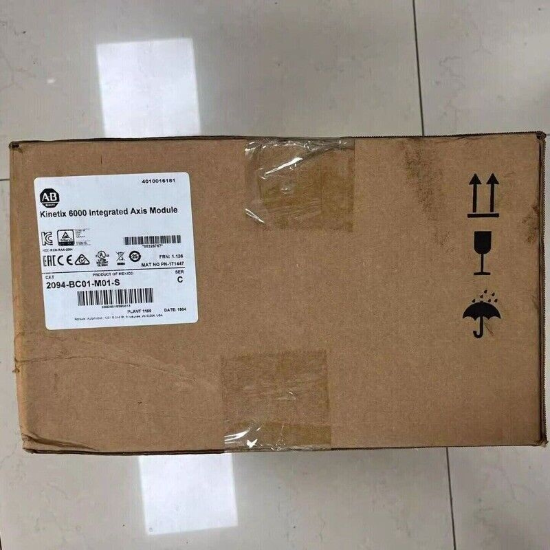 Allen-Bradley Kinetix 6000 Integrated Axis Module in box. Industrial automation parts.