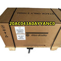 Allen-Bradley PowerFlex 70 AC Drive, packaged in a cardboard box labeled 'Fragile' and 'Do Not Ship'.