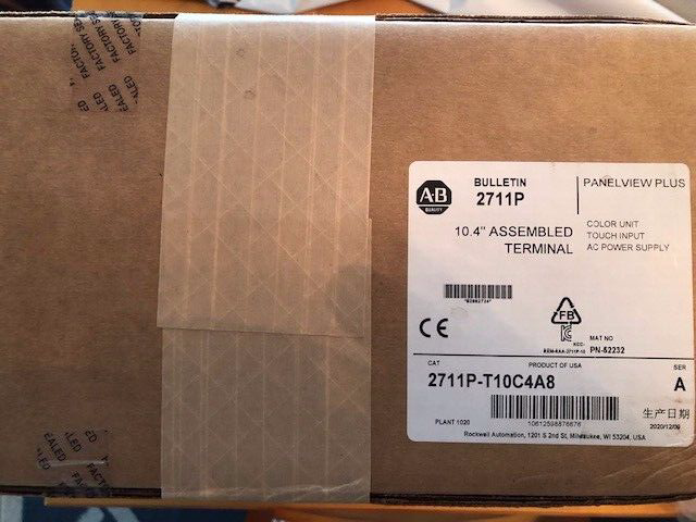 Allen-Bradley PanelView Plus 6 2711P-T10C4A8 HMI terminal, 10.4" touchscreen, New in Box