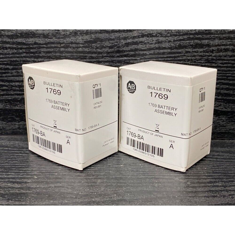 Allen-Bradley 1769-BA Battery Assembly Boxes - CompactLogix PLC backup power