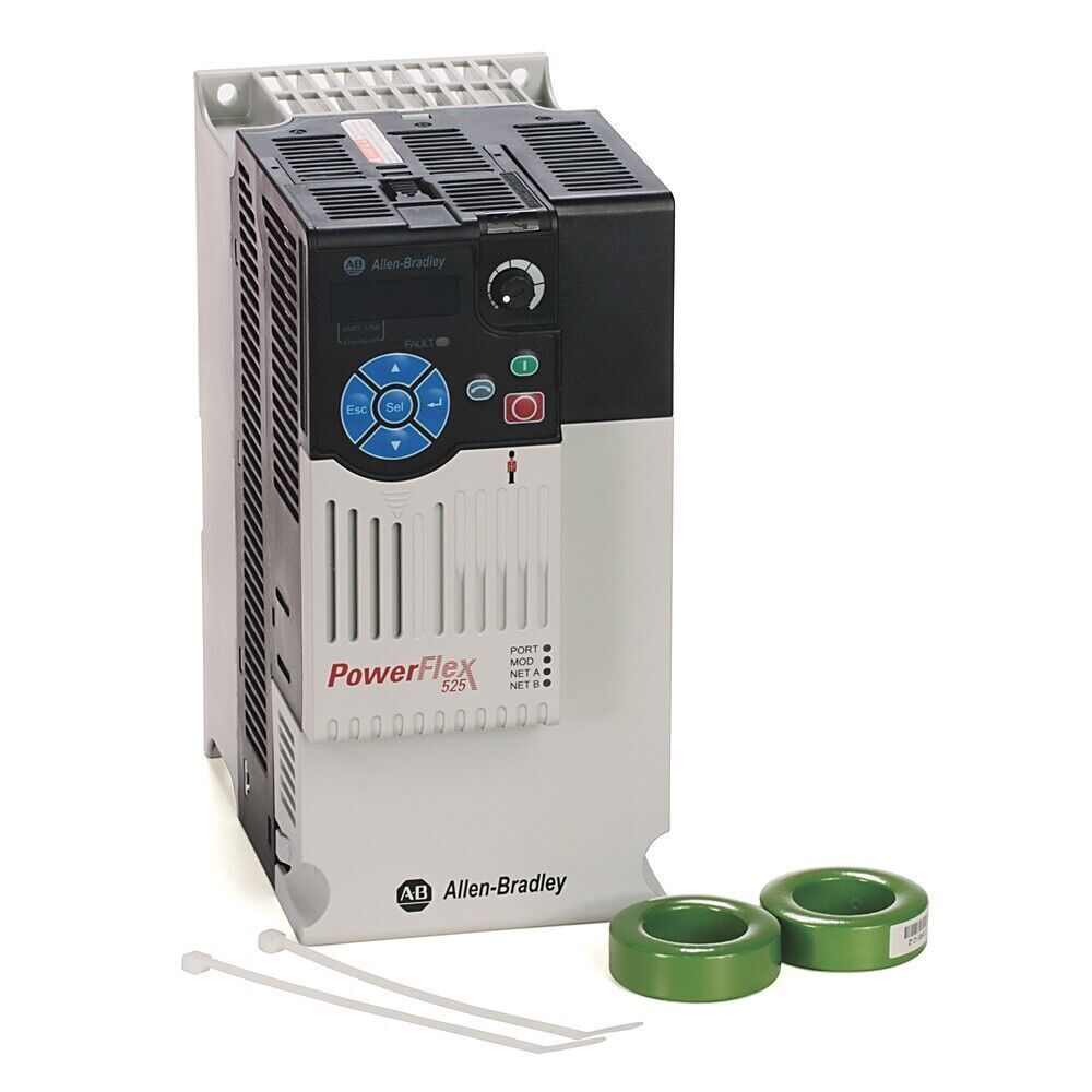 Allen-Bradley PowerFlex 525 AC Drive with green components