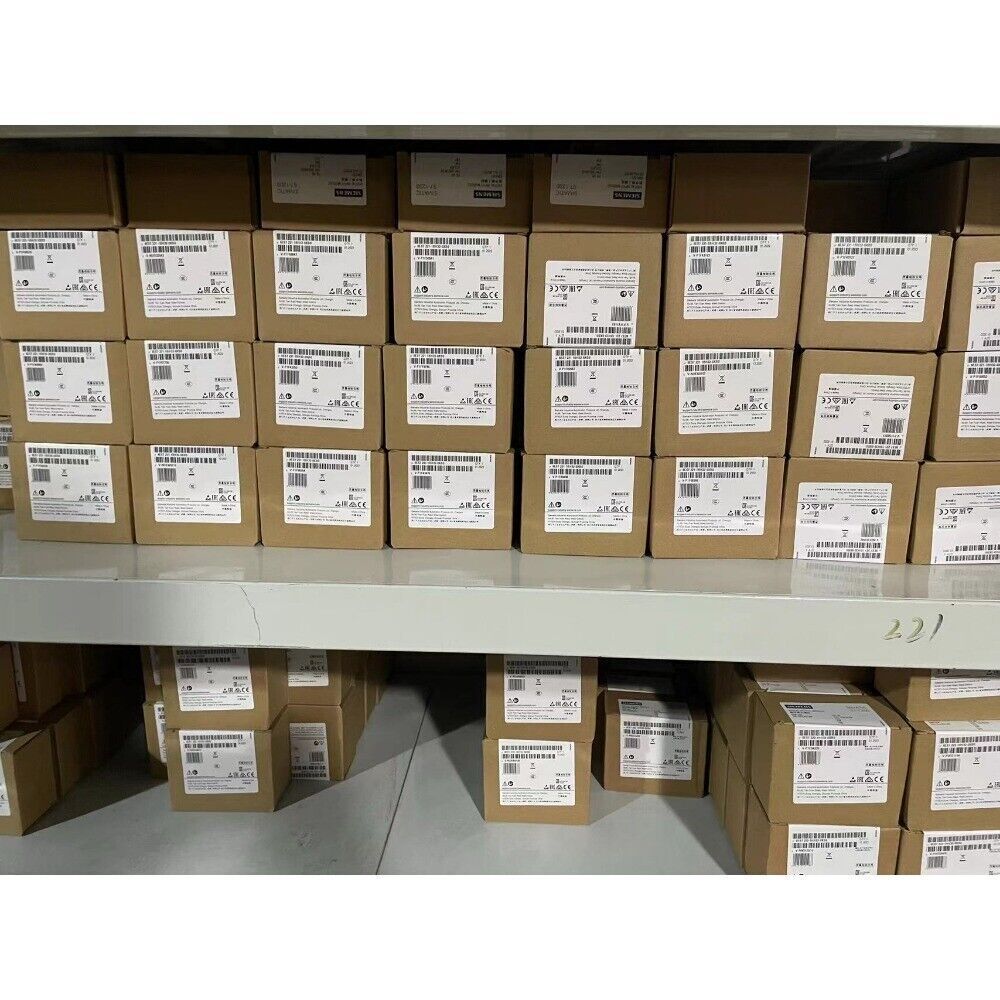 Allen-Bradley 150-C37NBD SMC Smart Motor Controllers stacked in boxes, inventory.