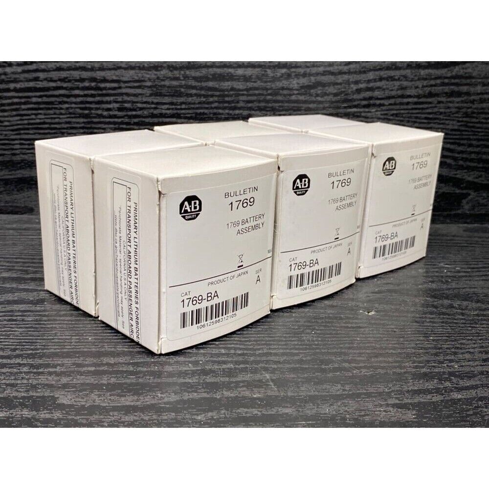 Allen-Bradley 1769-BA Battery Assembly. Lithium battery for CompactLogix controllers, backup power.