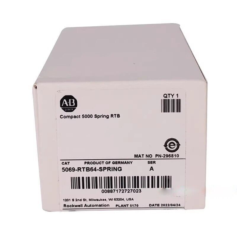 Allen-Bradley 5069-RTB64-SPRING Compact 5000 Spring RTB Box, New in Box, Rockwell Automation