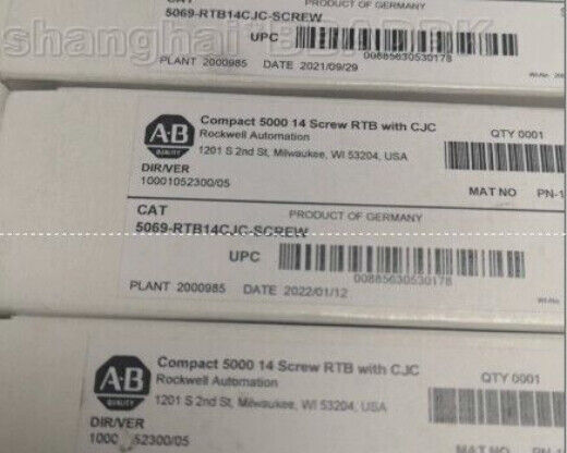 Allen-Bradley 5069-RTB14CJC-SCREW Compact 5000 Series PLC terminal block, new.