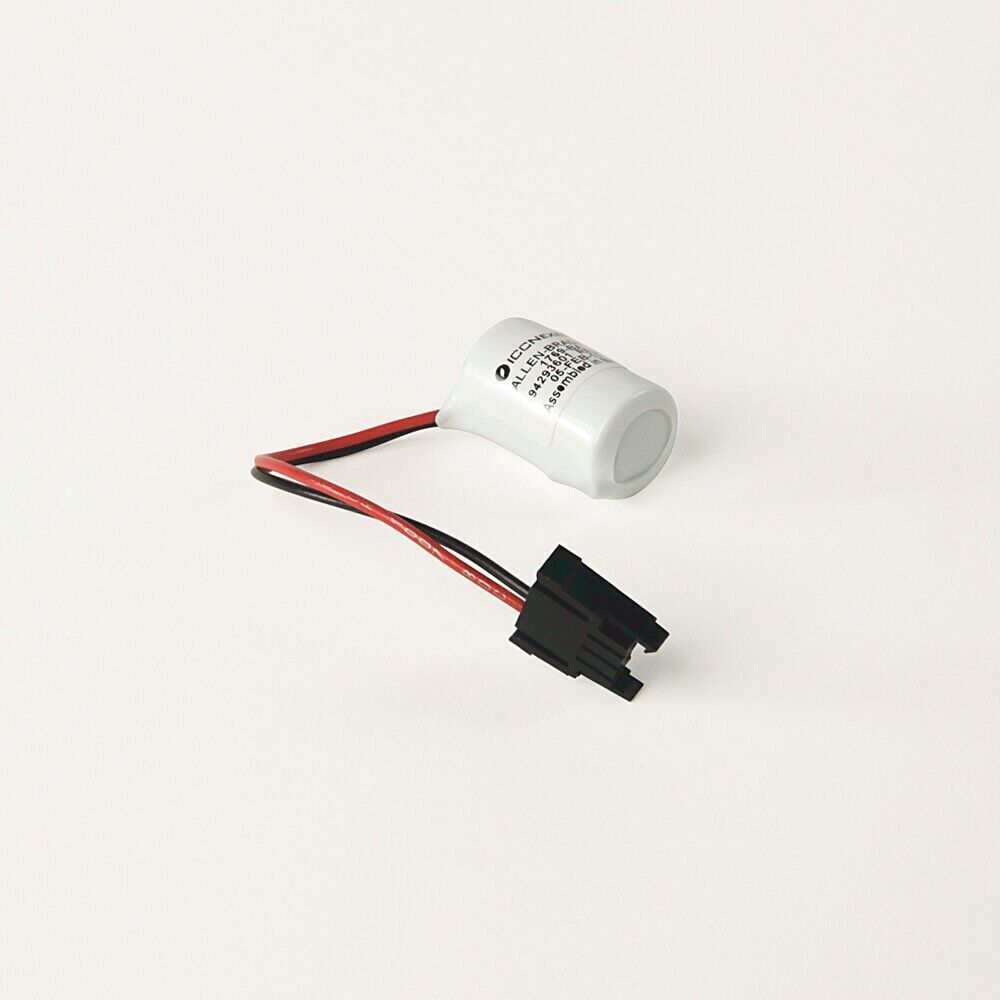 Allen-Bradley 1769-BA CompactLogix battery assembly, lithium battery for PLC controllers, backup power supply.