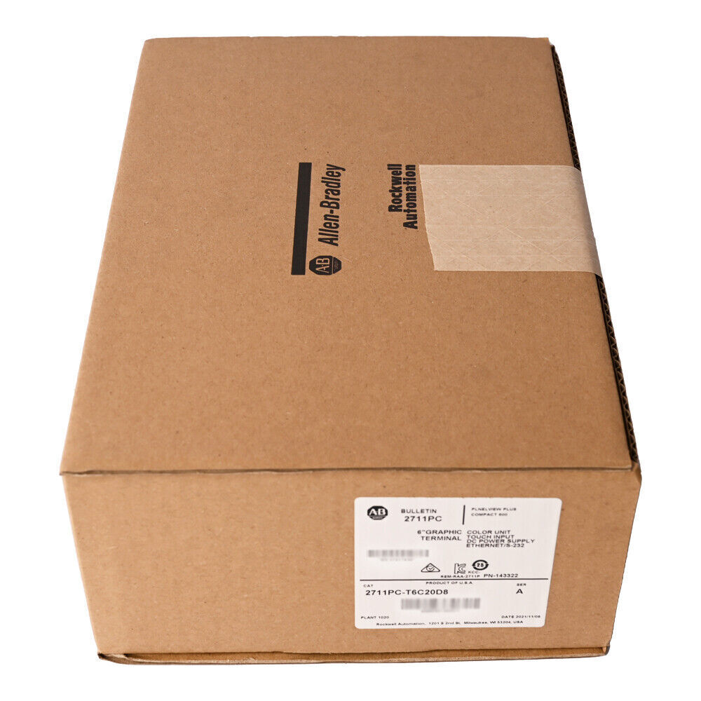 Allen-Bradley 2711PC-T6C20D8 Series A PanelView Plus Compact 600 box, new