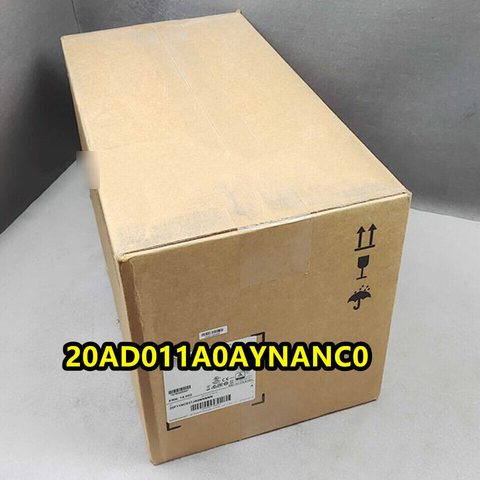 Allen-Bradley PowerFlex 70 drive box, product number 20AD011A0AYNANC0, shipping box