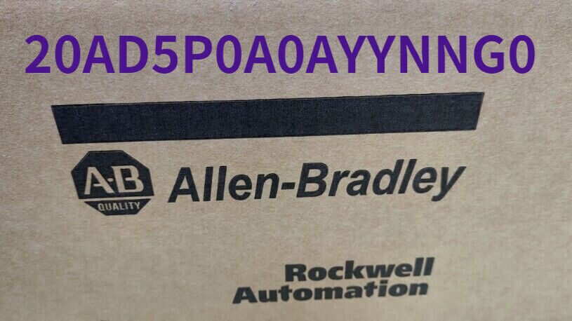 Allen-Bradley 20AD5P0A0AYYNNG0 AC Drive box, Rockwell Automation product.