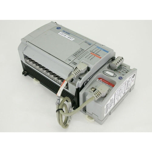 Allen-Bradley 1746-OB32 Ser D Output Module with cables, J316-897, industrial automation part