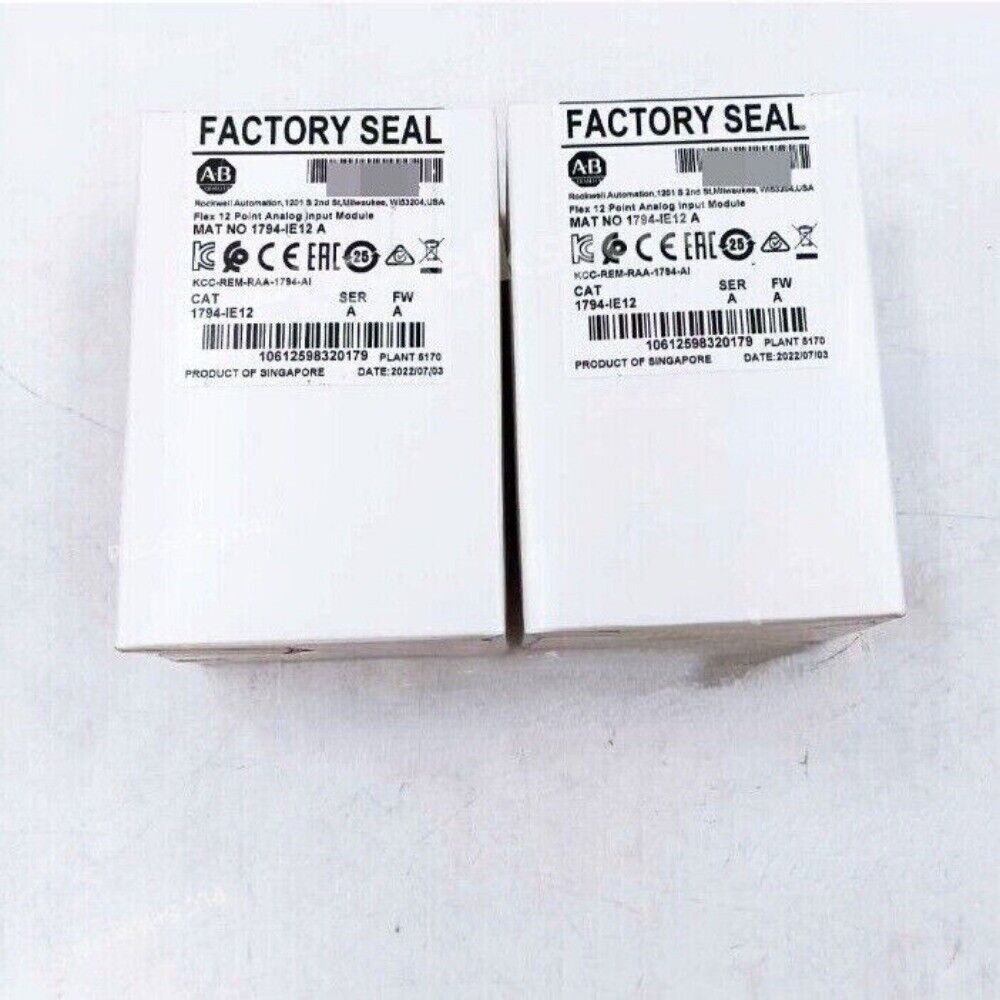 Allen-Bradley 1794-IE12 Flex Analog Input Modules, Factory Sealed, Singapore