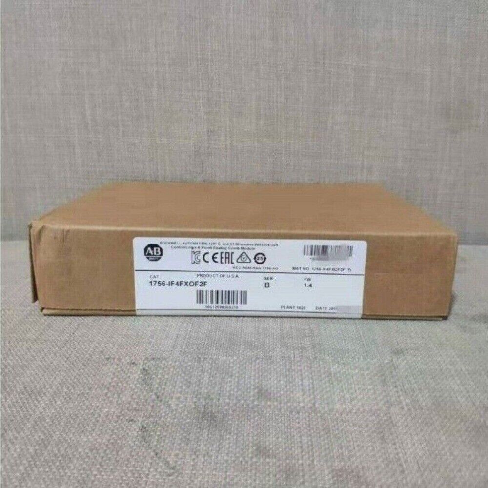 Allen-Bradley 1756-IF4FXOF2F ControlLogix Module box, product of USA, industrial automation part.