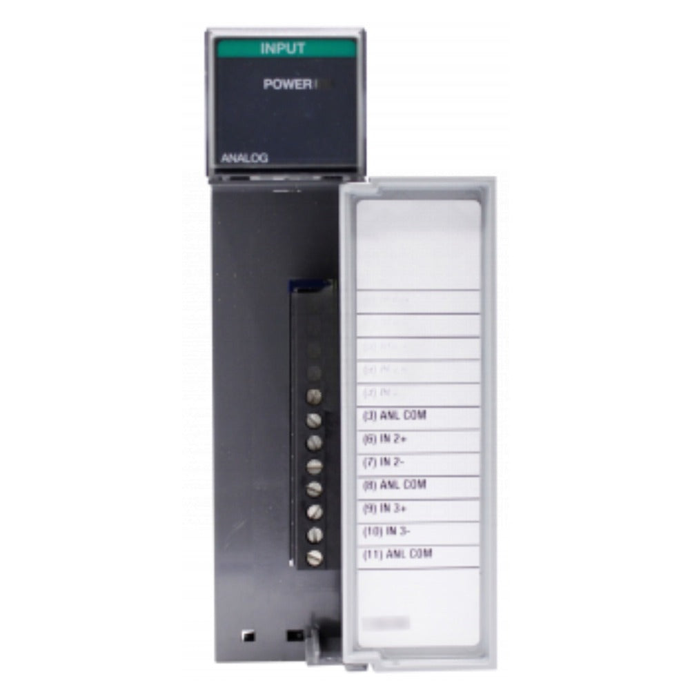 Allen-Bradley 1746-NI4 SLC 500 Analog Input Module - Detailed view, showing input labels, including IN, and AML COM