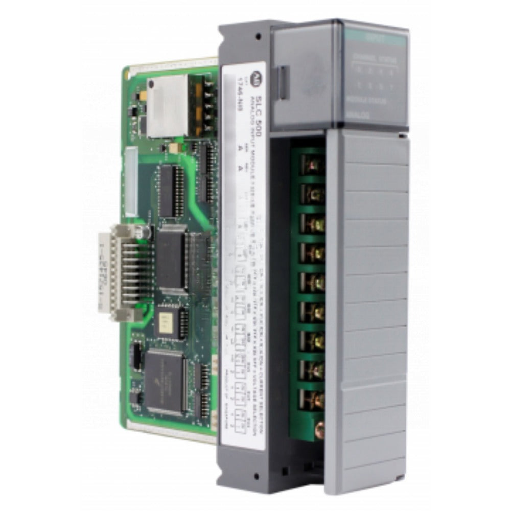 Allen-Bradley 1746-NI8 SLC 500 Analog Input Module, 8-channel input, for industrial automation.