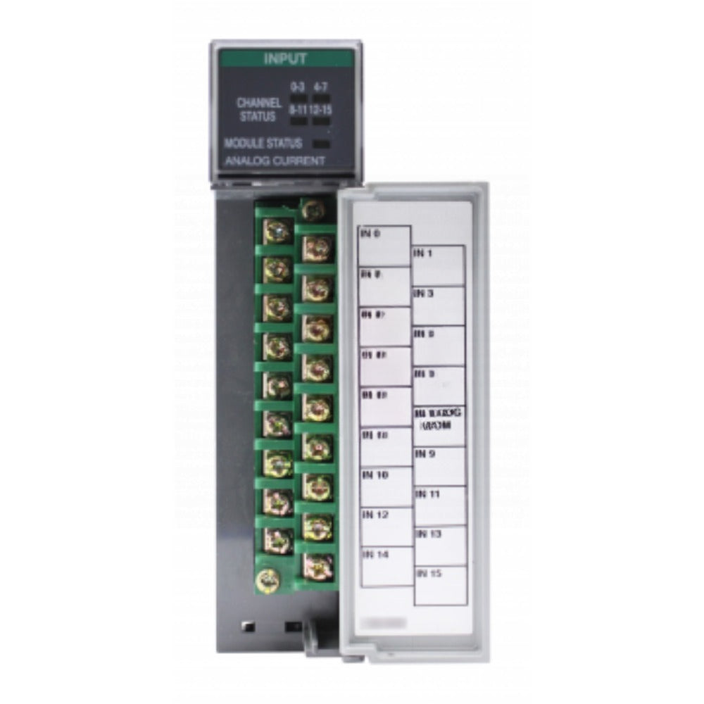 Allen-Bradley 1746-NI16I SLC 500 Analog Current Input Module, input module with status indicators and terminals