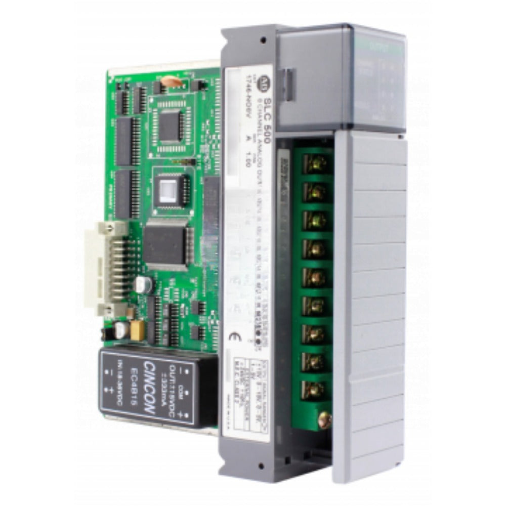 Allen-Bradley 1746-NO8V SLC 500 Analog Output Module, industrial automation part