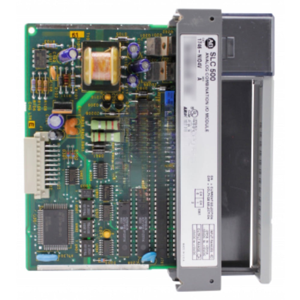 Allen-Bradley 1746-NIO4V SLC 500 Analog Combination I/O Module, for process control, features voltage input and output