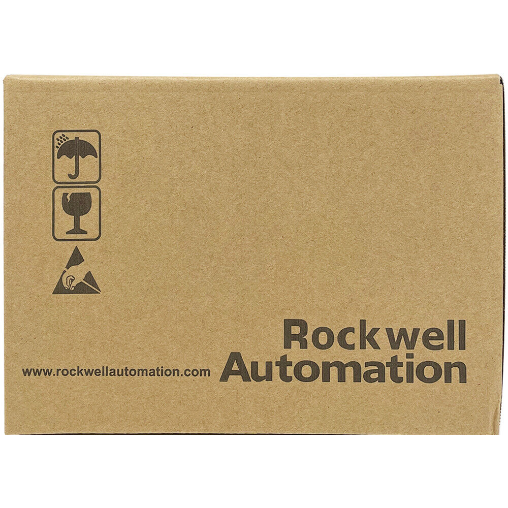 Rockwell Automation PowerFlex 40 AC Drive packaging box, brown cardboard, product of China.