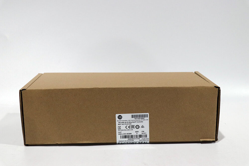 PLC | Allen-Bradley | 2080-LC50-48QBB Micro850 EtherNet/IP Controller Brand PLC 2022 IN BOX