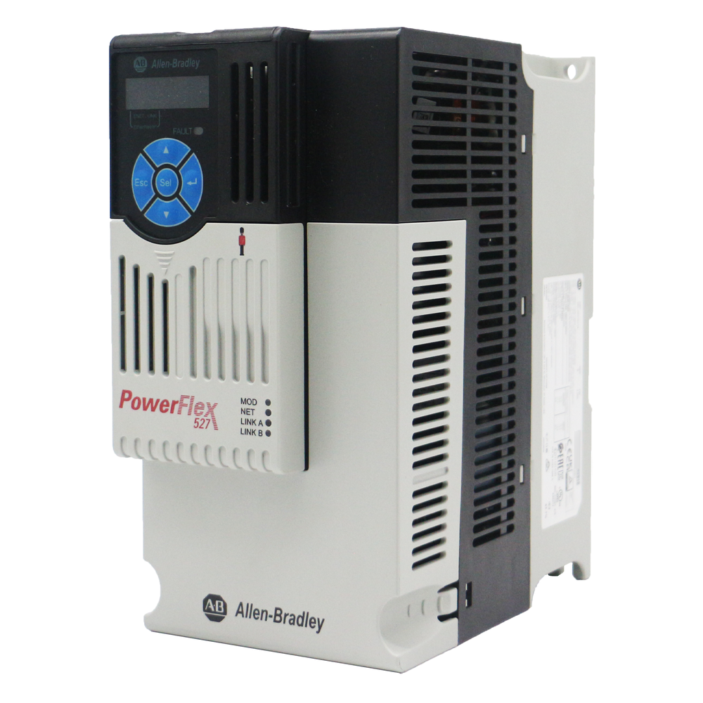 Allen-Bradley PowerFlex 527 AC Drive. 480V 10HP, industrial automation equipment.