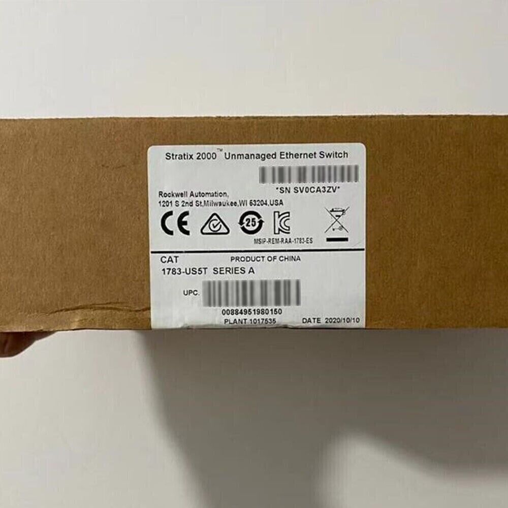 Allen-Bradley Stratix 2000 1783-US5T Series A Unmanaged Ethernet Switch, Product of China, Industrial Network