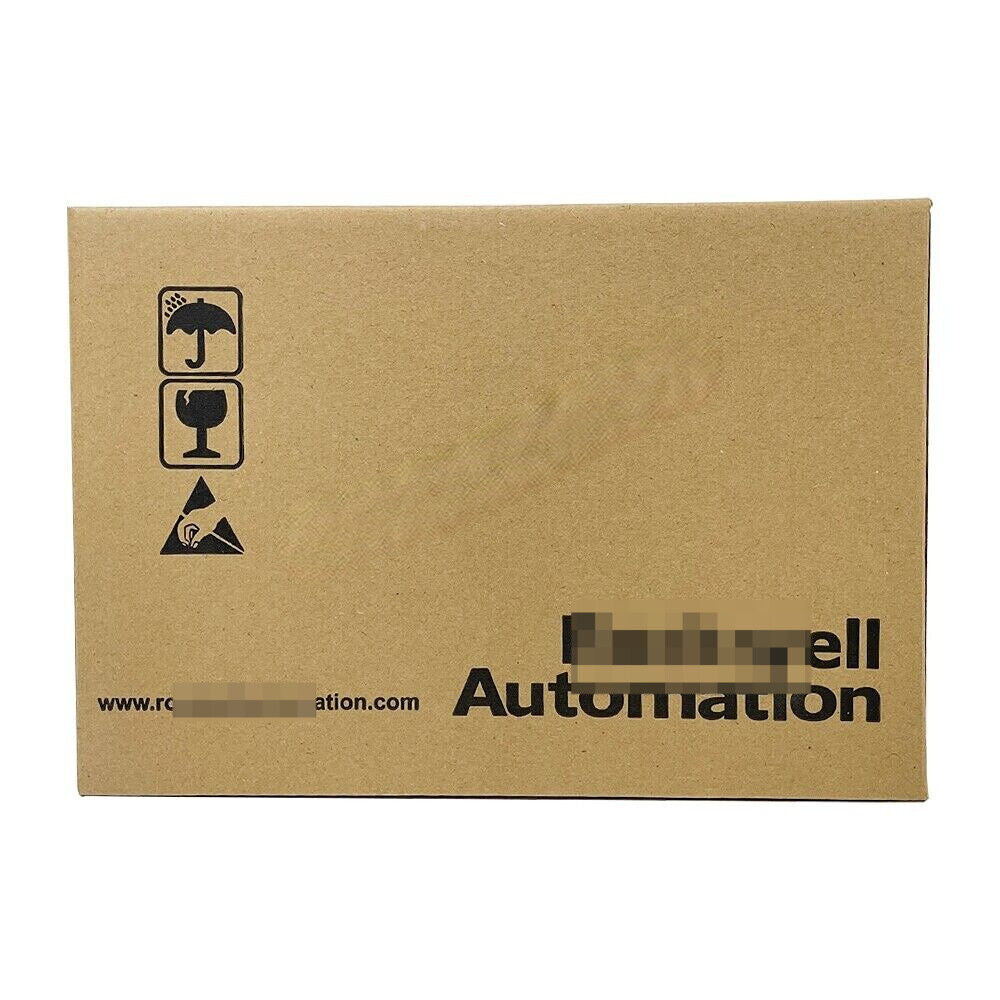 Allen-Bradley Automation packaging box, brown cardboard, with shipping symbols, Radwell Automation.