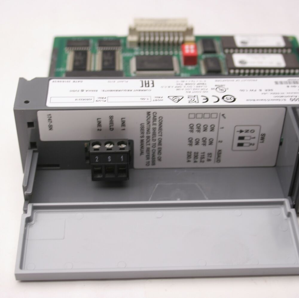Allen-Bradley 1747-SN SLC 500 Scanner Module, Ser B, PLC component detail.