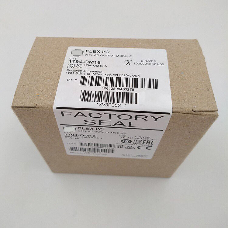 Allen-Bradley 1794-OM16 Flex I/O 240VAC Digital Output Module, Factory Sealed