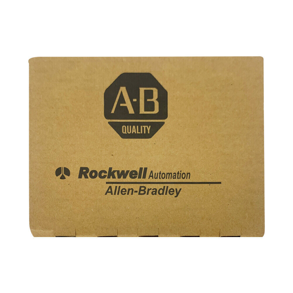 Allen-Bradley 1761-L32BBB /E Micrologix 1000 PLC packaging, featuring the A-B Quality logo and Rockwell Automation.