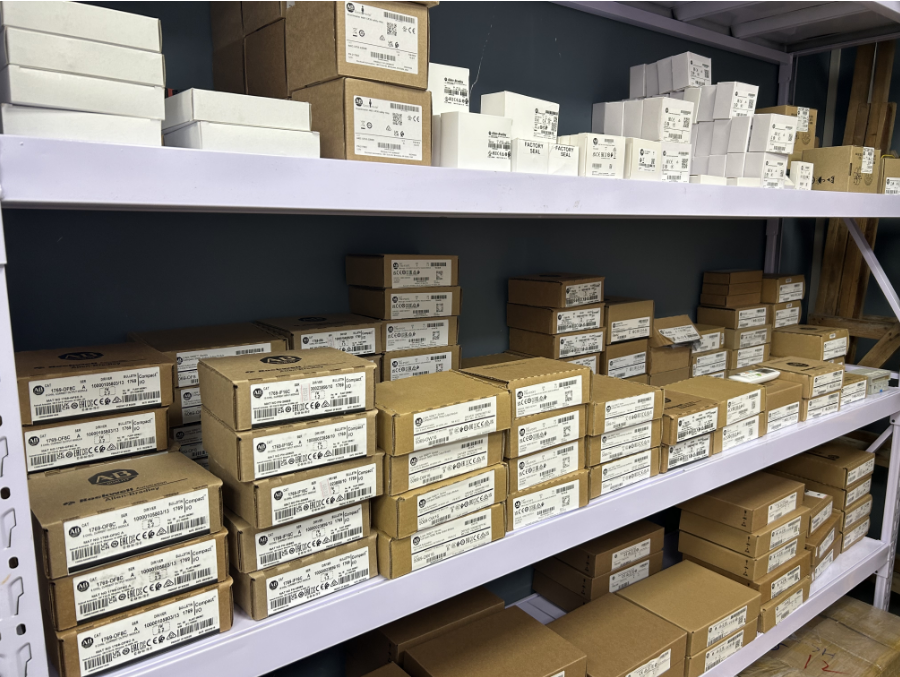Allen-Bradley Industrial Automation Parts Stocked on Shelves