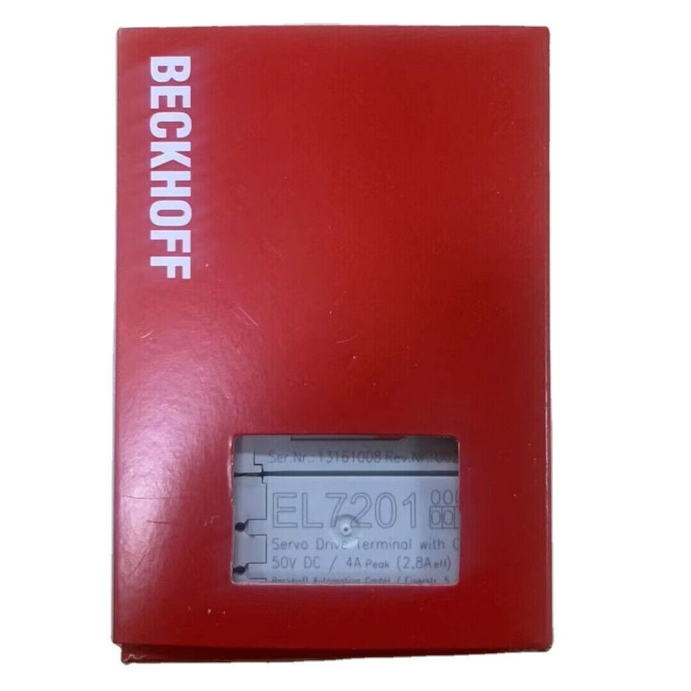 Beckhoff EL7201 Servo Drive Terminal. PLC Motion Control System