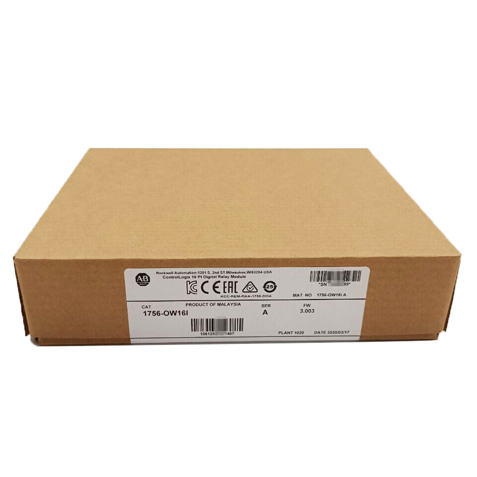 Allen-Bradley 1756-OW16I Digital Relay Module Box, factory sealed. Industrial automation part for ControlLogix system.