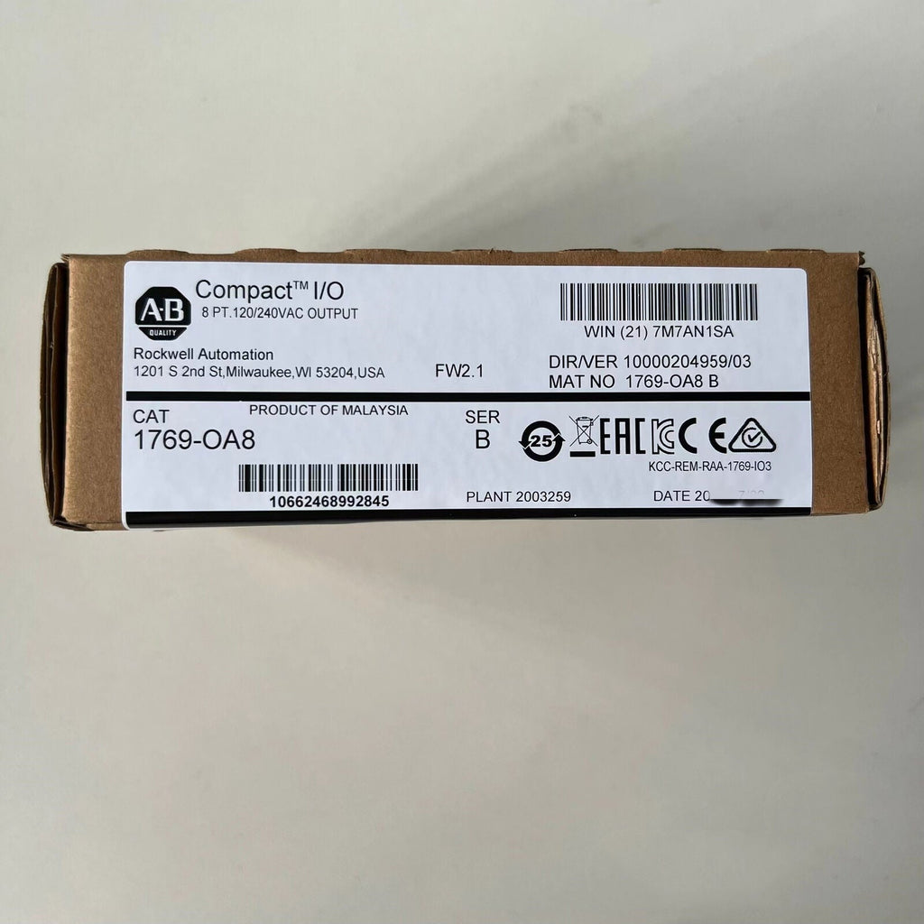 Allen-Bradley Compact I/O 1769-OA8 Output Module, Factory Sealed, Industrial Automation Part