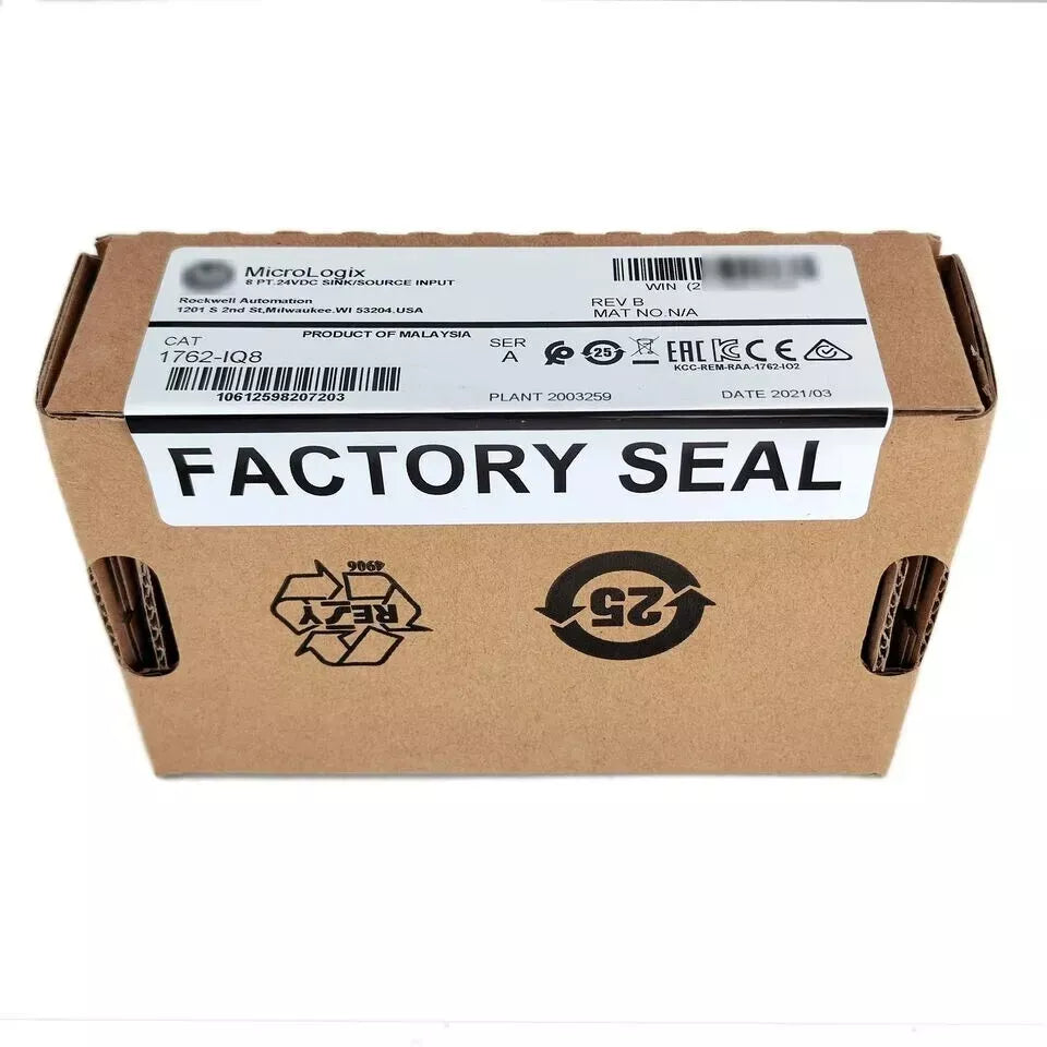 Allen-Bradley 1762-IQ8 MicroLogix PLC Input Module, Factory Sealed