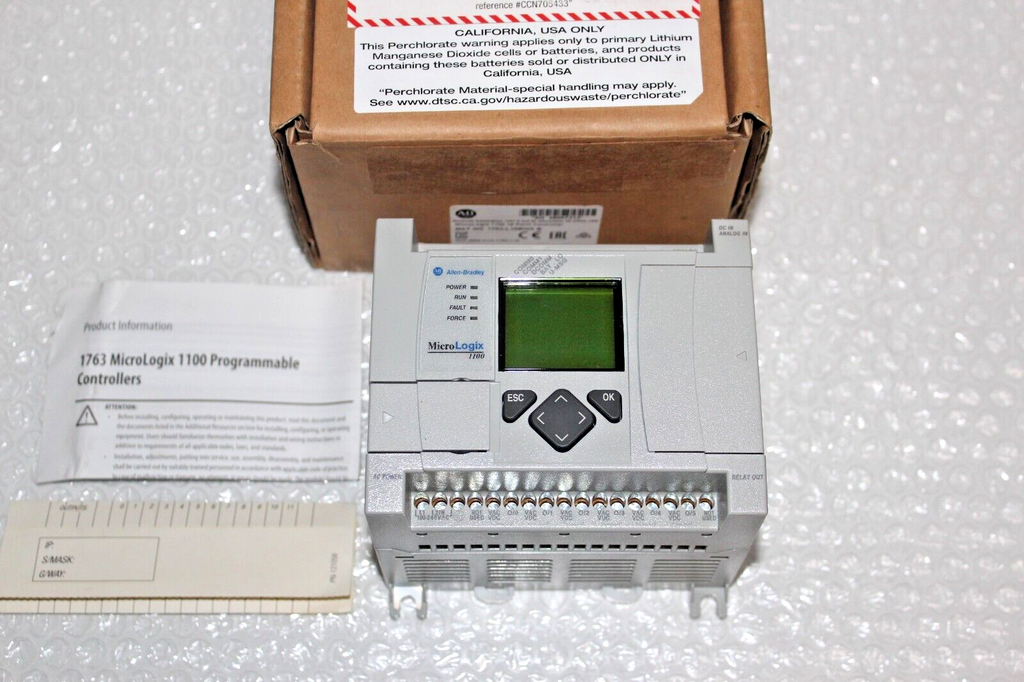 Allen-Bradley | 1763-L16BWA| MicroLogix 1100 (1763 Series)