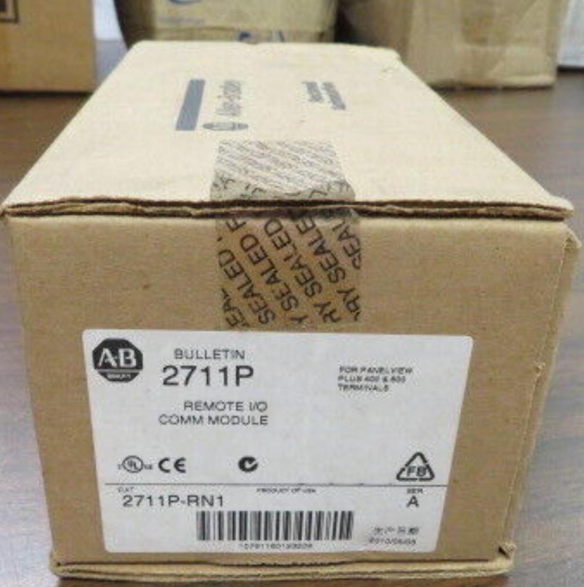 Allen-Bradley 2711P-RN1 Remote I/O Communication Module in original packaging