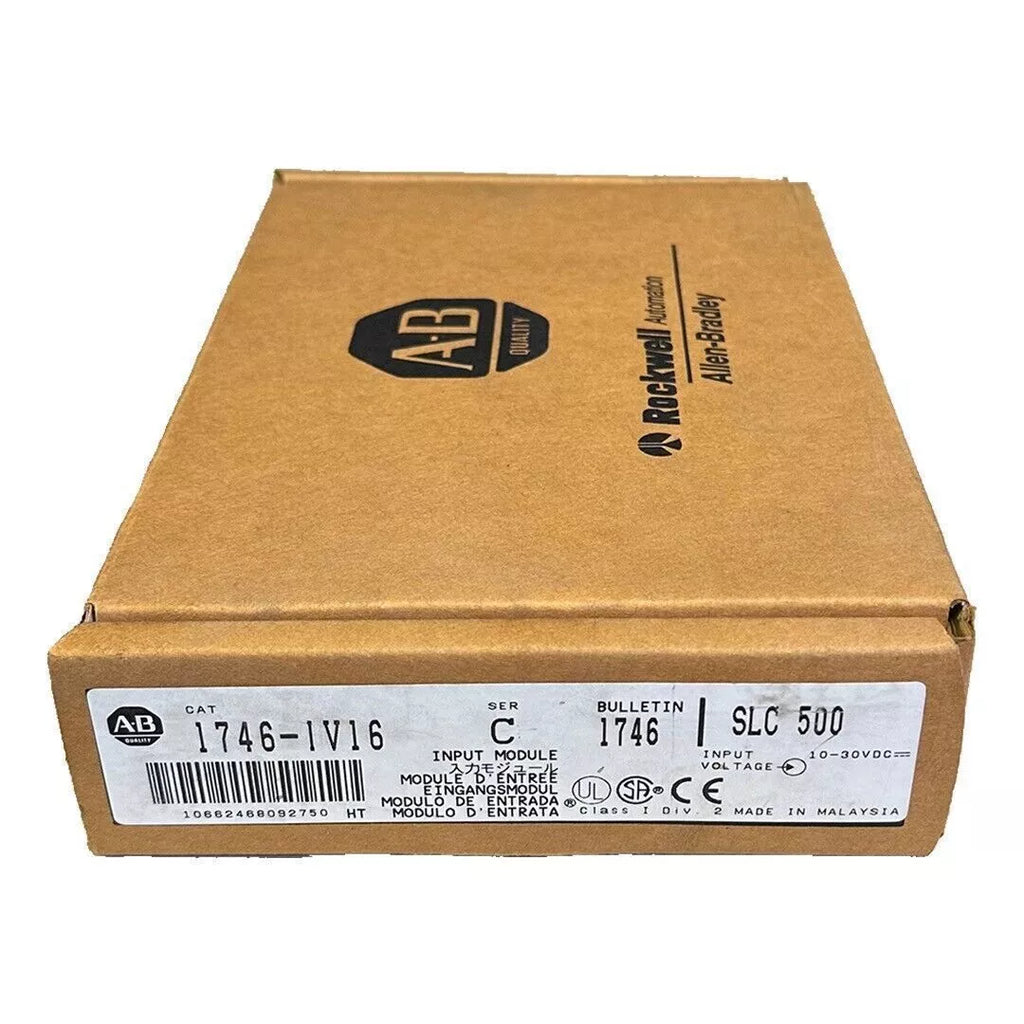 Allen-Bradley 1746-IV16 SLC 500 Input Module box, new factory sealed, industrial automation part, 10-30VDC input voltage