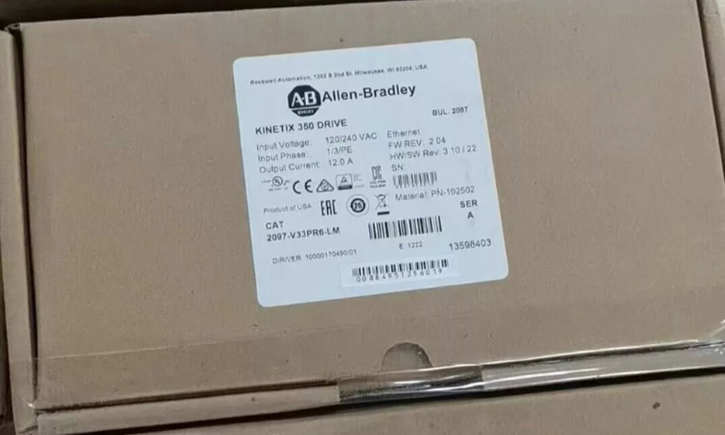 Allen-Bradley Kinetix 350 Servo Drive in Box, 2097-V33PR6-LM Industrial Automation