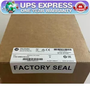 Allen-Bradley 1783-BMS10CGN Ethernet Switch box, factory sealed, with UPS and one-year warranty.